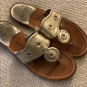 Jack Roger Platinum Sandals